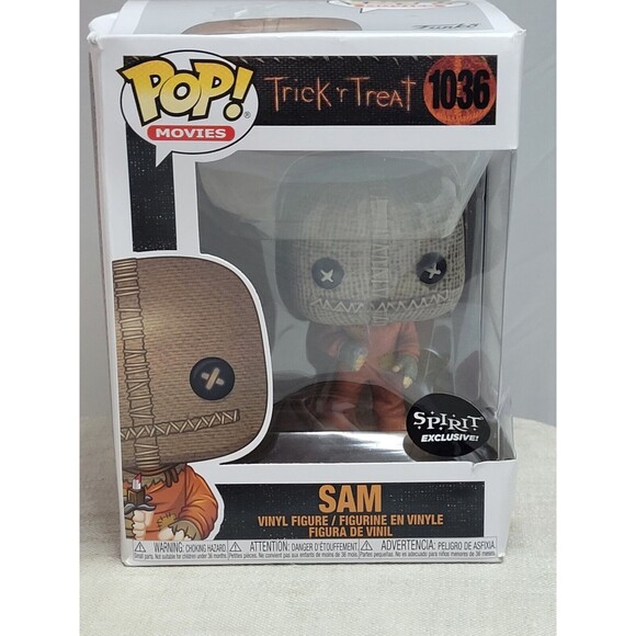 Funko Pop 1036 Sam Trick R Treat Razor Candy Flocked Halloween Exclusive - Picture 1 of 5